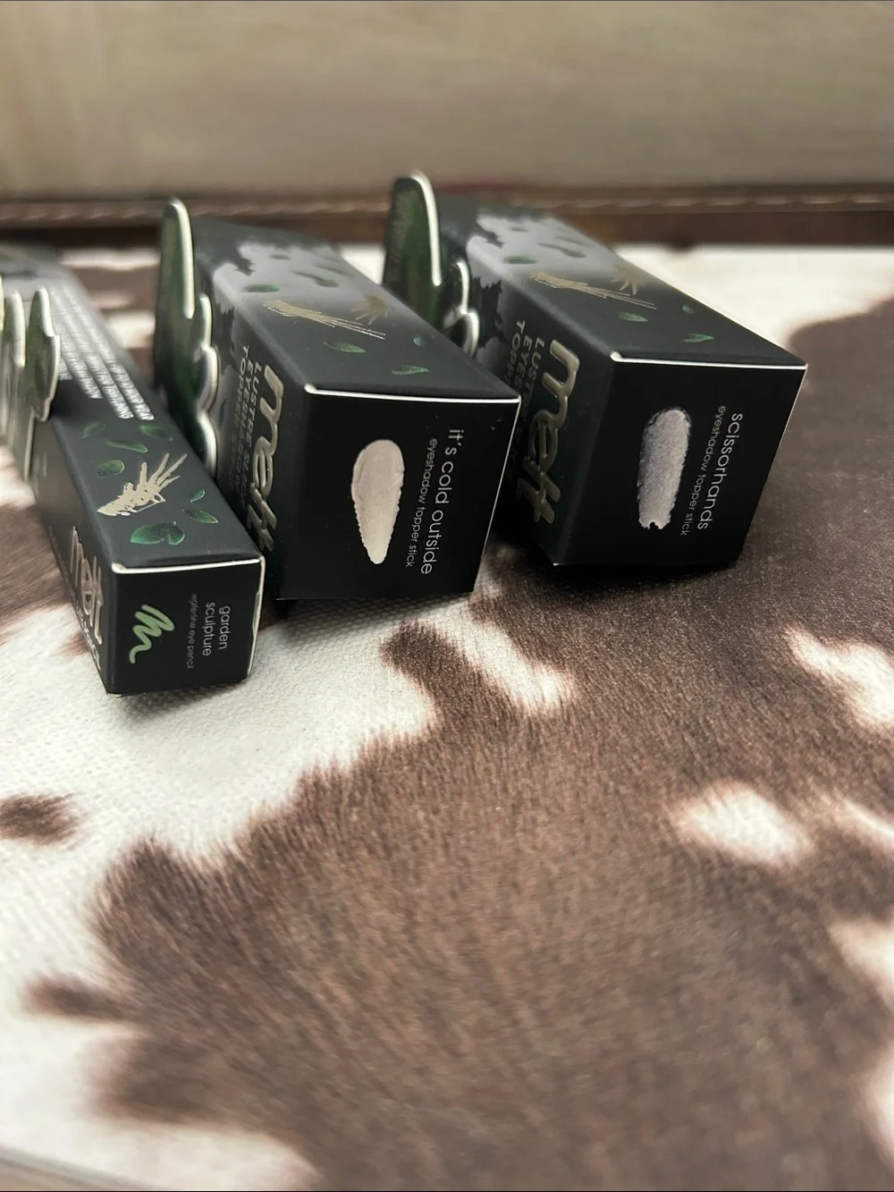 Melt Cosmetics Lustre Slick Eyeshadow Topper Stick — Shimmering Green